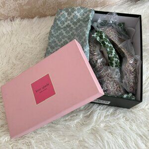Kate Spade Sonia Glitter Kitten Heels - Size 9 - EUC!!